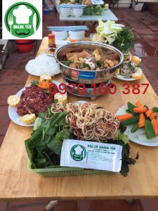 Lẩu riêu cua sườn sụn